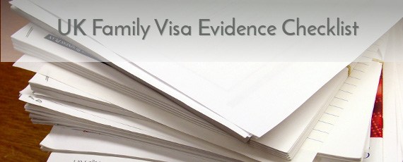 UK Family Visa Financial Evidence List